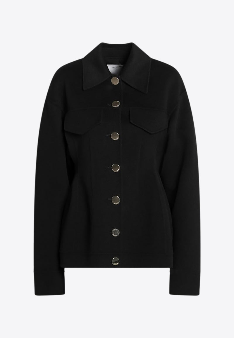 Sportmax Egeo Single-Breasted Wool Blazer Black EGEOWO/R_SPORM-013