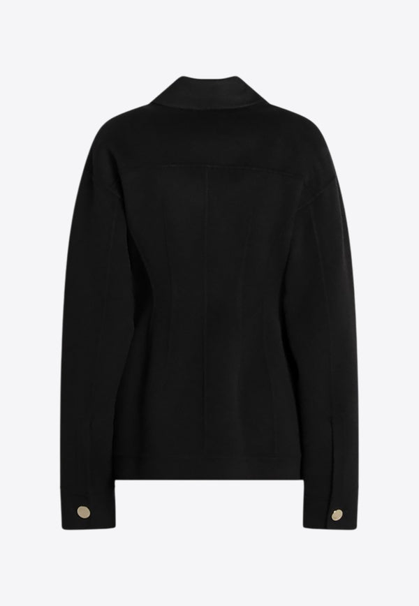 Sportmax Egeo Single-Breasted Wool Blazer Black EGEOWO/R_SPORM-013