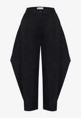 Mehtap Elaidi High-Waist Harem Pants Black