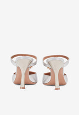 Malone Souliers Elsa 90 Crystal-Embellished Mules in Leather ELSA 90-8 SILVER