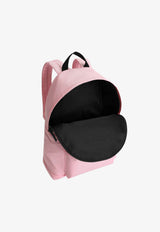 Dolce & Gabbana Kids Girls DG Logo Rubber Patch Backpack Pink EM0074 AM224 80400