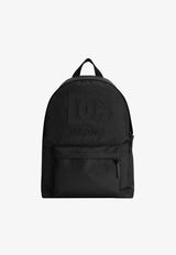 Dolce & Gabbana Kids Boys DG Logo Rubber Patch Backpack Black EM0074 AM224 80999