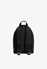 Dolce & Gabbana Kids Boys DG Logo Patch Backpack Black EM0147 AU927 80999