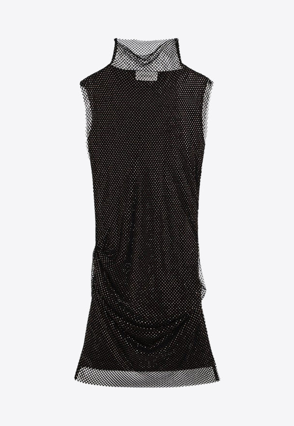 Sportmax Empoli Mesh Sleeveless Mini Dress Black EMPOLICO/R_SPORM-003