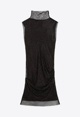 Sportmax Empoli Mesh Sleeveless Mini Dress Black EMPOLICO/R_SPORM-003