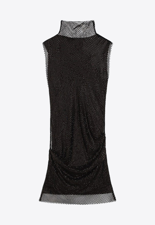Sportmax Empoli Mesh Sleeveless Mini Dress Black EMPOLICO/R_SPORM-003