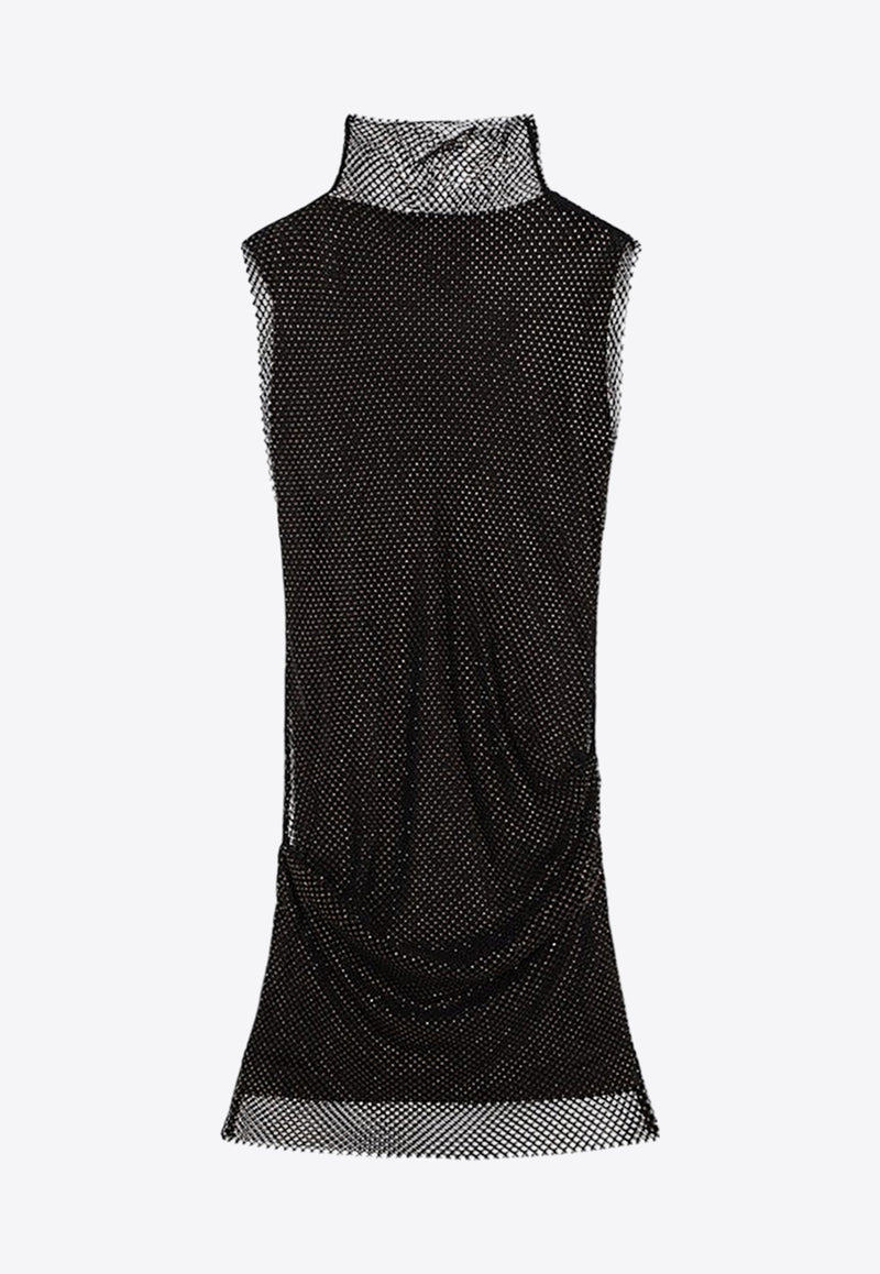 Sportmax Empoli Mesh Sleeveless Mini Dress Black EMPOLICO/R_SPORM-003
