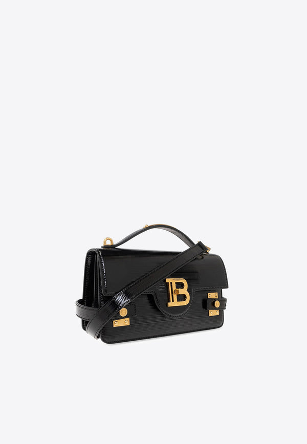 Balmain B-Buzz 24 Leather Top Handle Bag Black EN0DA828LPIS_BLACK