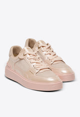 Balmain B-Court Flip Iridescent Low-Top Sneakers Blush EN0VI727TGLC_BLUSH