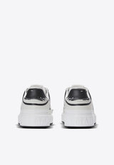 Balmain B-Court Love Lettering Print Low-Top Sneakers White EN1VI690LCLP_WHITE MULT