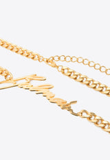 Balmain Signature Logo Chain Belt Gold EN1WG175MBRA_GOLD