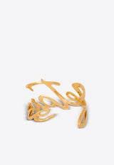 Balmain Je t'aime Cuff Bracelet Gold EN1XH441MBRA_GOLD