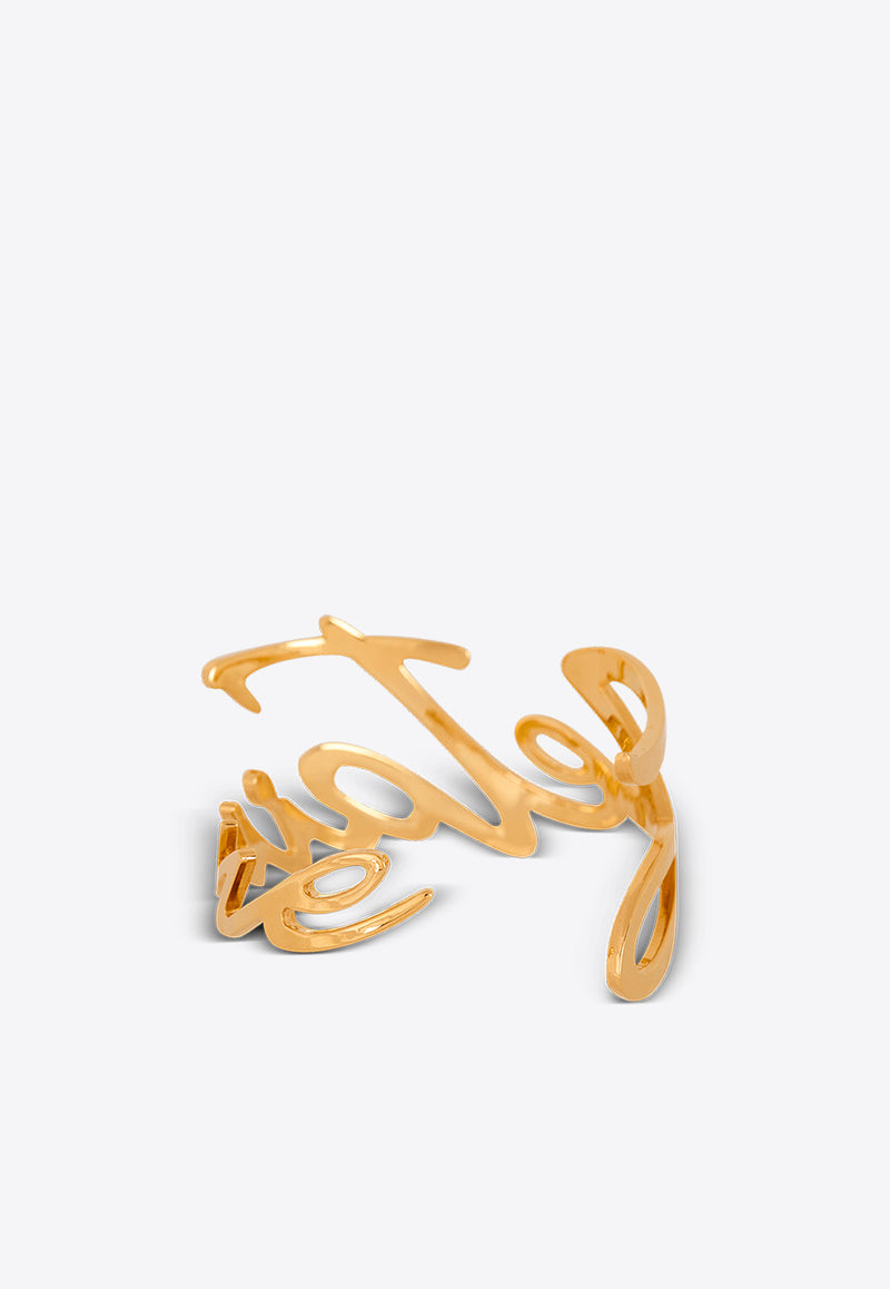 Balmain Je t'aime Cuff Bracelet Gold EN1XH441MBRA_GOLD