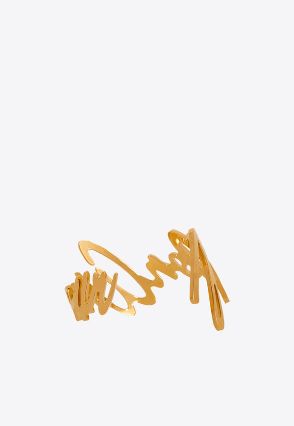 Balmain Mon Amour Cuff Bracelet Gold EN1XH446MBRA_GOLD