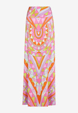 Pucci Manuba Print Maxi Skirt Multicolor