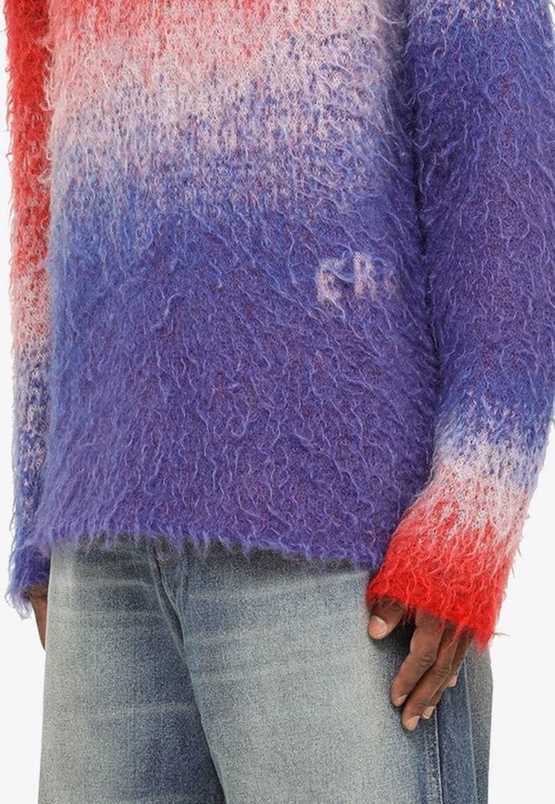 ERL Ombre Effect Sweater in Mohair Blend 