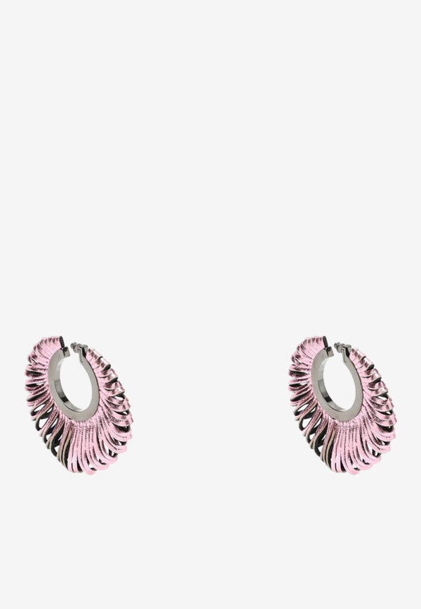 SO-LE Studio Revolve Hoop Earrings Pink ERLCATLE/N_SOLE-BPK