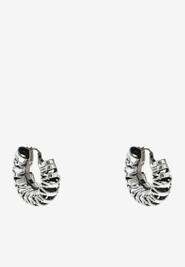 SO-LE Studio Spring Hoop Earrings Silver ERLILLE/N_SOLE-SF