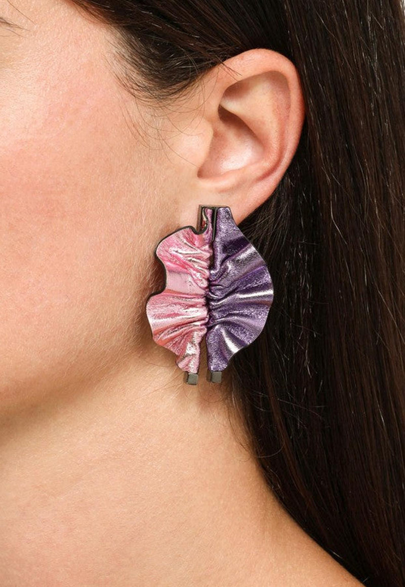 SO-LE Studio Minialie Drop Earrings Purple ERLMALLE/N_SOLE-VL
