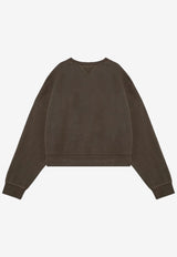 Entire Studios Essential Oversized Sweatshirt Green ES2126UCO/P_ENTST-MI