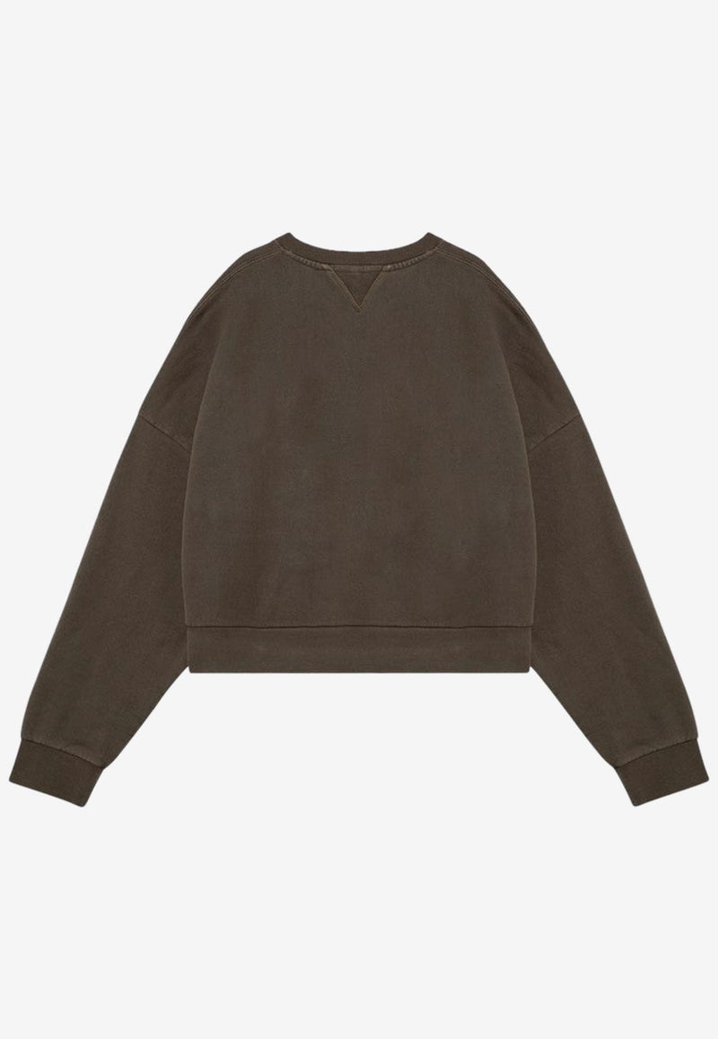 Entire Studios Essential Oversized Sweatshirt Green ES2126UCO/P_ENTST-MI