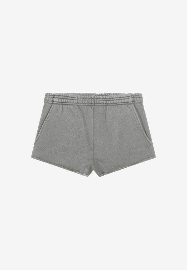 Entire Studios Elasticated Mini Shorts Gray ES2250CO/Q_ENTST-RH