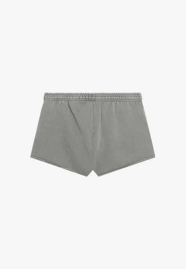 Entire Studios Elasticated Mini Shorts Gray ES2250CO/Q_ENTST-RH