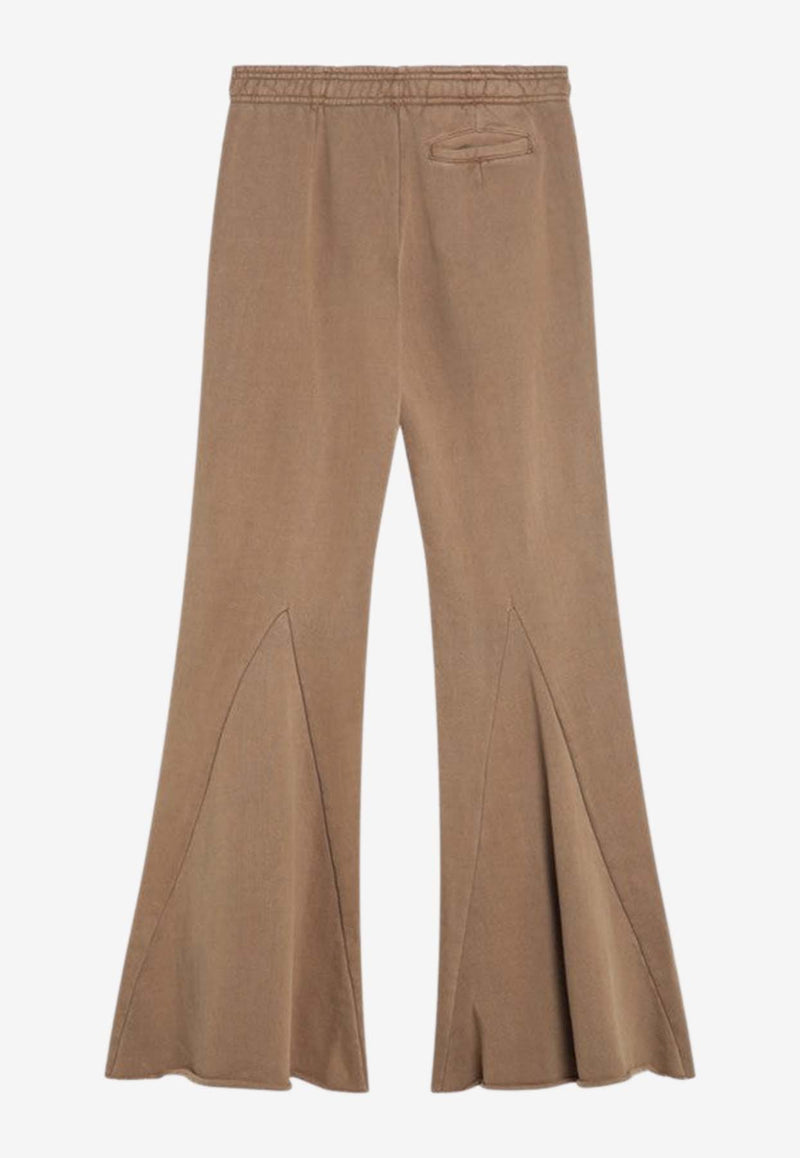Entire Studios Paneled Flared Pants Brown ES2303CO/Q_ENTST-CO
