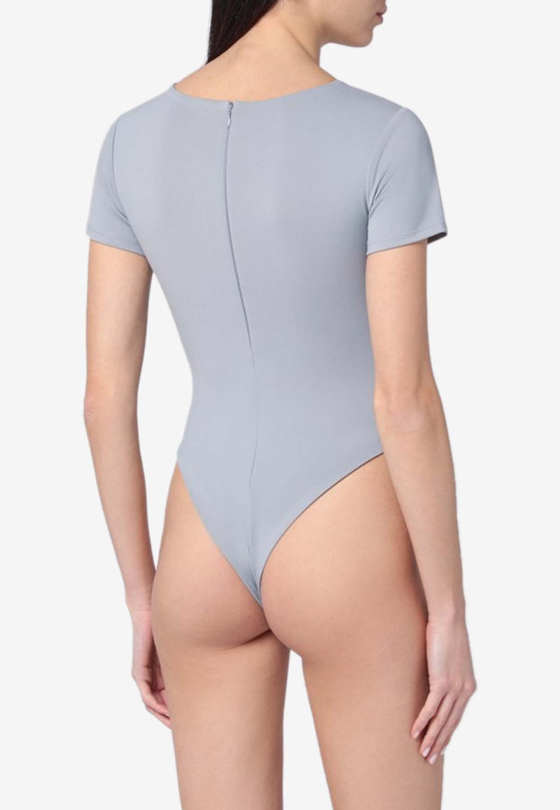 Entire Studios Basic Crewneck Bodysuit Gray ES2360NY/Q_ENTST-RH