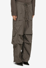 Entire Studios Wide-Leg Cargo Pants Gray ES2395-NY/N_ENTST-RO