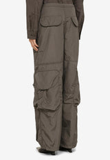 Entire Studios Wide-Leg Cargo Pants Gray ES2395-NY/N_ENTST-RO