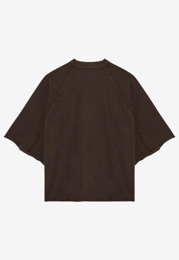 Entire Studios Essential Oversized Jersey T-shirt Brown ES2487CO/P_ENTST-BT