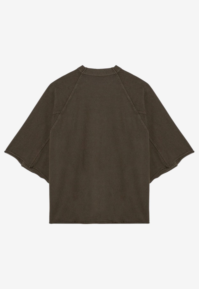 Entire Studios Essential Oversized Jersey T-shirt Green ES2487CO/P_ENTST-MI