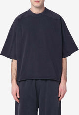 Entire Studios Oversized Crewneck T-shirt Blue ES2487CO/Q_ENTST-IN