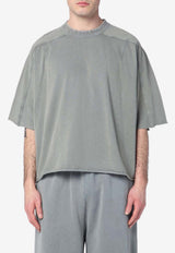 Entire Studios Oversized Crewneck T-shirt Gray ES2487CO/Q_ENTST-RH