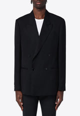 Lardini Double-Breasted Wool Jacket  Black ES6906EESAM64555/Q_LARDI-999