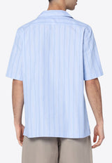 Lardini Striped Buttoned Shirt Light Blue ESKLOPESC1911/Q_LARDI-820