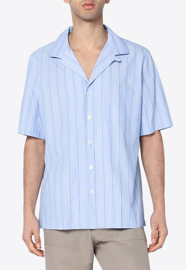 Lardini Striped Buttoned Shirt Light Blue ESKLOPESC1911/Q_LARDI-820
