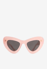 Butterfly Sunglasses with Logo-Lettering