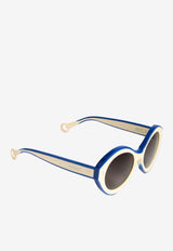 Bumper Sunglasses with Logo-Lettering