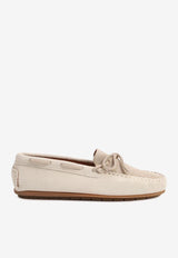Eleventy Kids Boys Colorblocked Suede Loafers Beige EW0P26-Z2623_BEIGE MULT