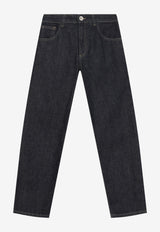Eleventy Boys Straight-Leg Jeans Blue EX6P60-D0038_BLUE