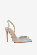 BLACK SUEDE STUDIO Davy Crinkled Metallic Leather Loafers Silver DAVY_SILVER