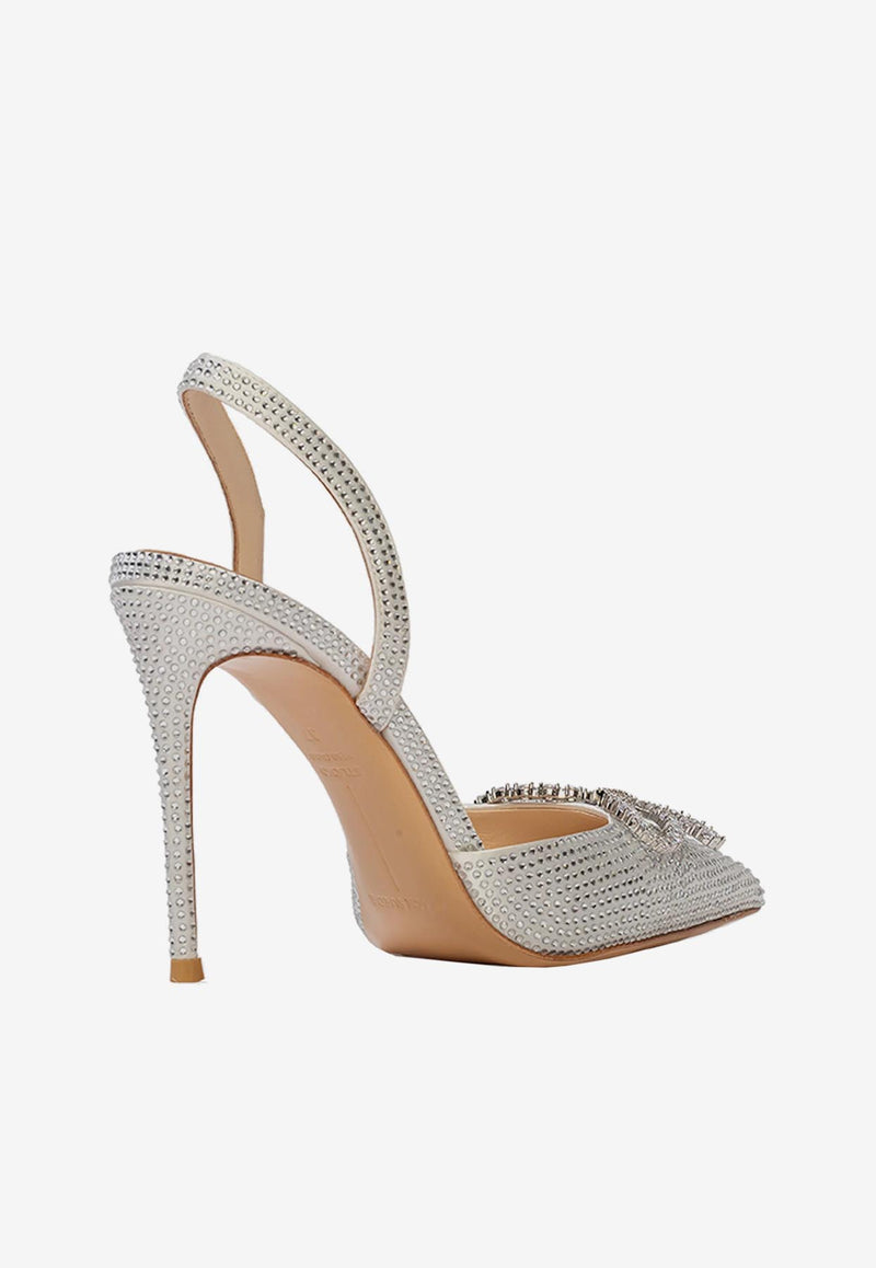 BLACK SUEDE STUDIO Davy Crinkled Metallic Leather Loafers Silver DAVY_SILVER