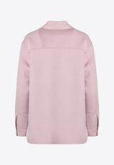 Max Mara Classic Wool-Blend Jacket Pink EXTRAWO/R_MAXMS-077