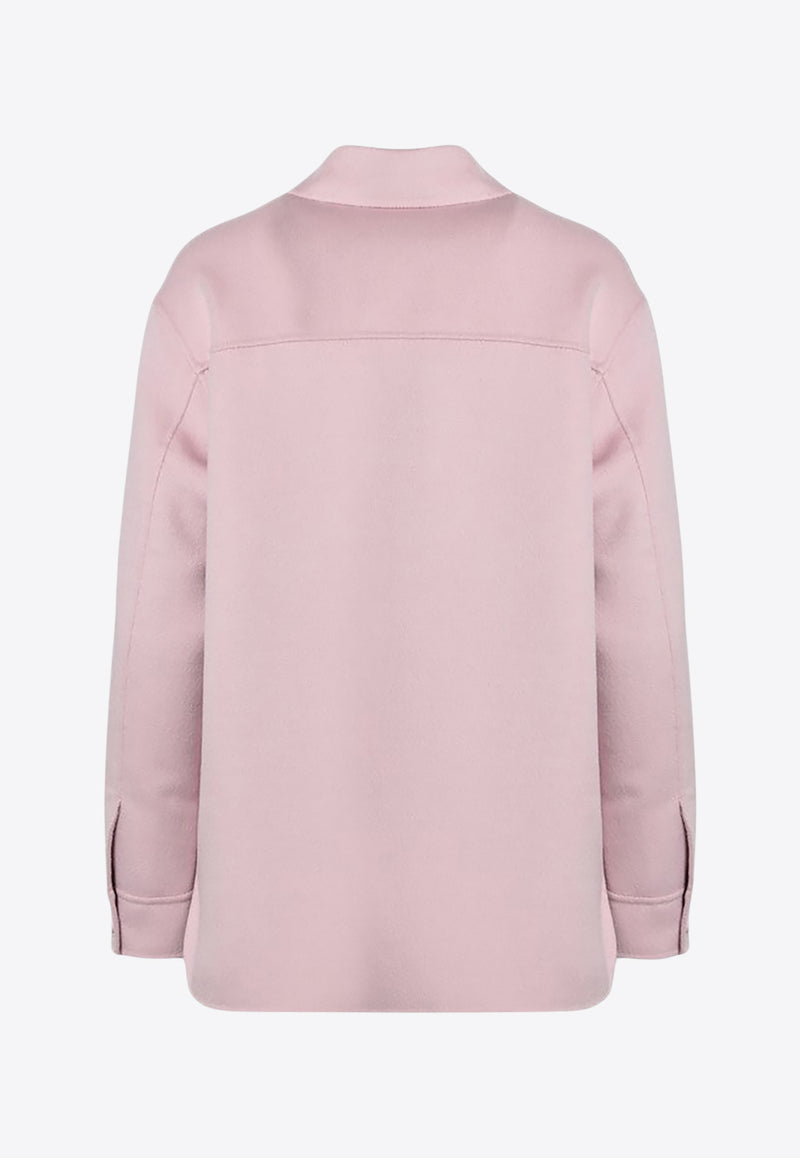 Max Mara Classic Wool-Blend Jacket Pink EXTRAWO/R_MAXMS-077