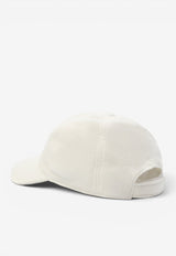 Eleventy Boys Embroidered Logo Baseball Cap Ivory EY0A47-J0547_IVORY