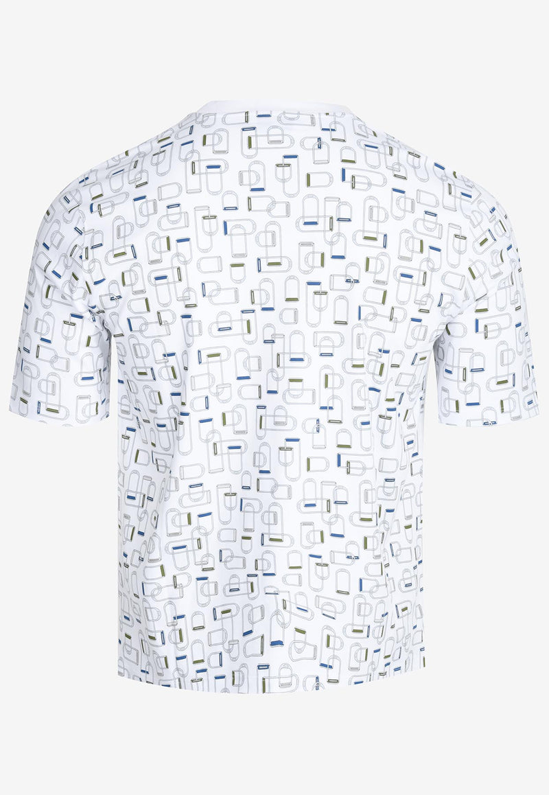 Etriers Elastiques Print T-shirt