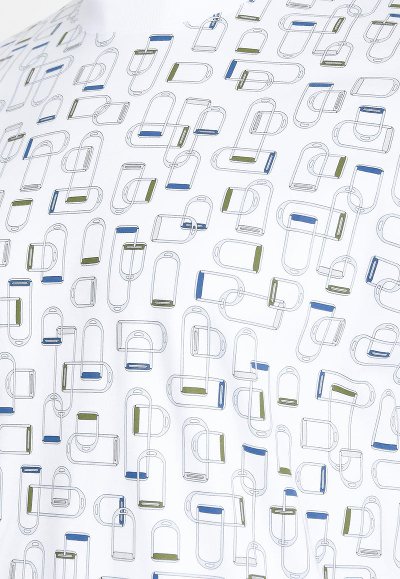 Etriers Elastiques Print T-shirt