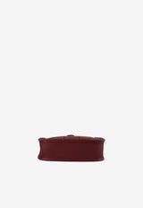 Hermès Mini Evelyne 16 in Rouge H Clemence Leather with Palladium Hardware
